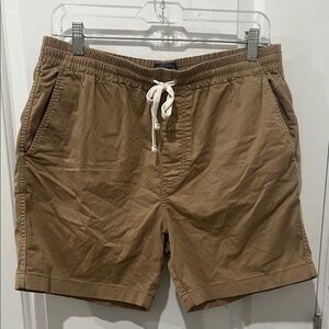 J. Crew Men's Drawstring Shorts in Beige